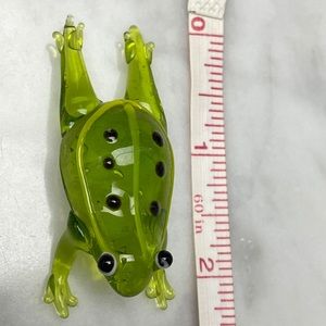Hand Blown Glass Frog